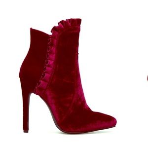 Cute heeled ankle boots